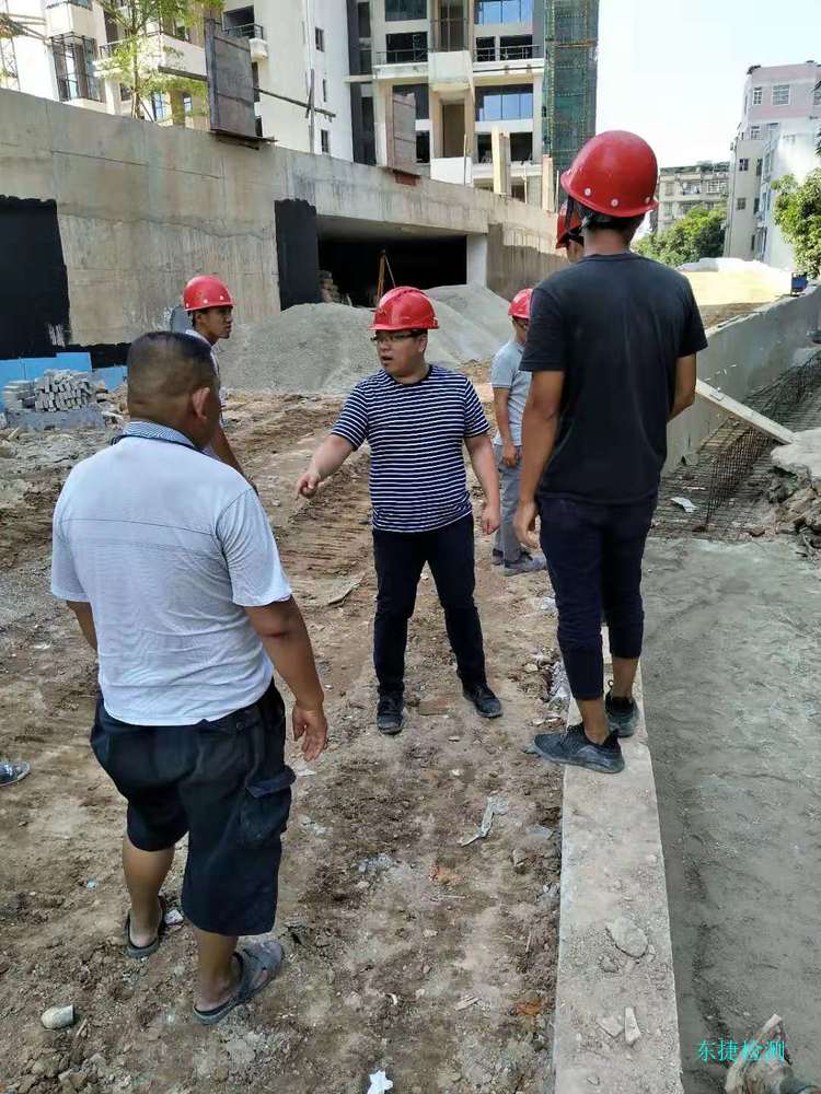 合肥市同和房地产地块放桩点---测量放桩点